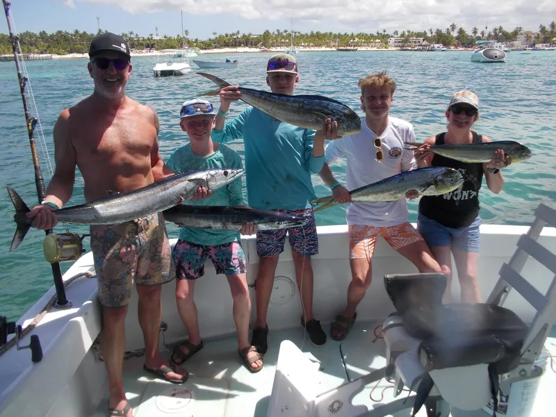 Fishing Punta Cana waters - Wahoo, Mahi Mahi and smiles on our deep sea charter
