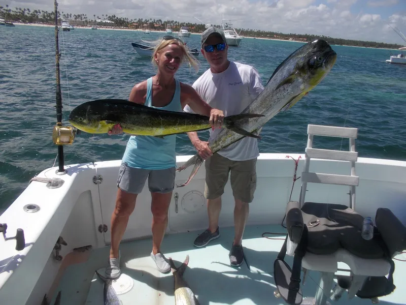 Hook, line, Mahi Mahi and vacation vibes - that's deep sea fishing in Punta Cana with us