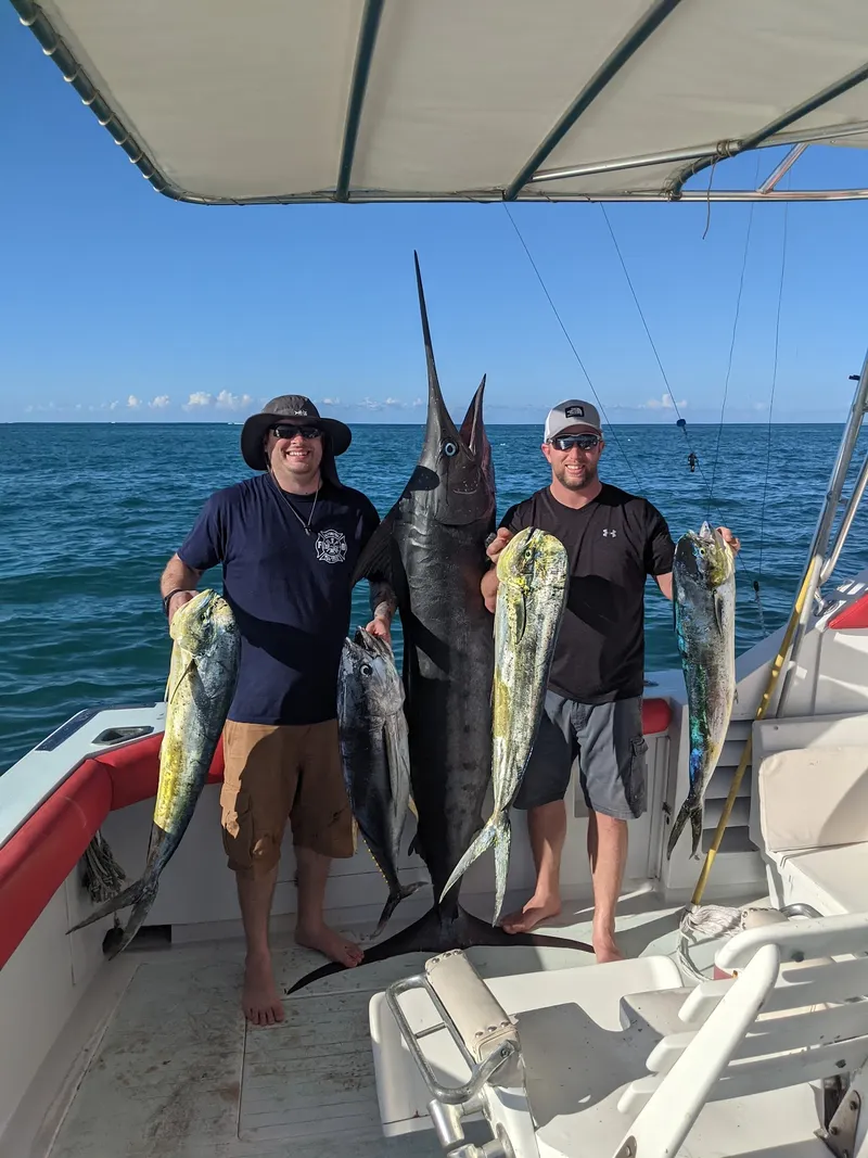 When the sea gives you Marlin and Mahi Mahi's, you smile like this. Gone Fishing Punta Cana moments